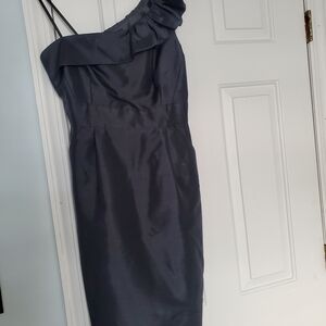 Elegant One-Shoulder Black Dress